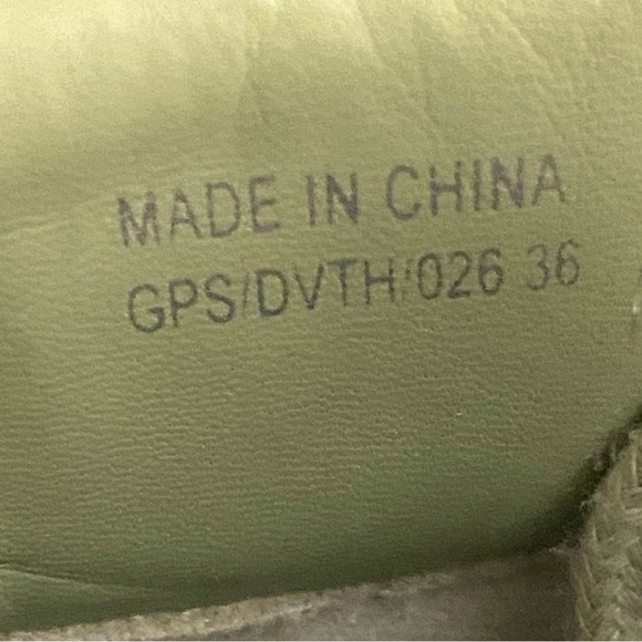 Dejavu Sage Green Women’s Chunky Platform Combat Boots Sz 36 Grunge Style - Picture 9 of 10